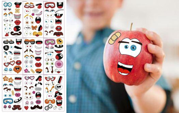 Tete de Pomme stickers commestibili